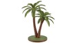 © Sabir - Isolated palm tree model miniature tropical plant decoration summer vacation toy