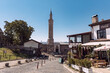 Outside view of the Aslanhane Mosque in the old town of Ankara, Turkey