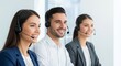 © Ngoc - Customer Support Team with Headsets in Modern Office – Smiling Call Center Agents at Work