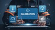 © Ngoc - Industrial Calibration Concept with Futuristic Interface and Clear Icons for Stock