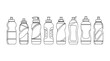 © arif - Vector art of sport bottle set