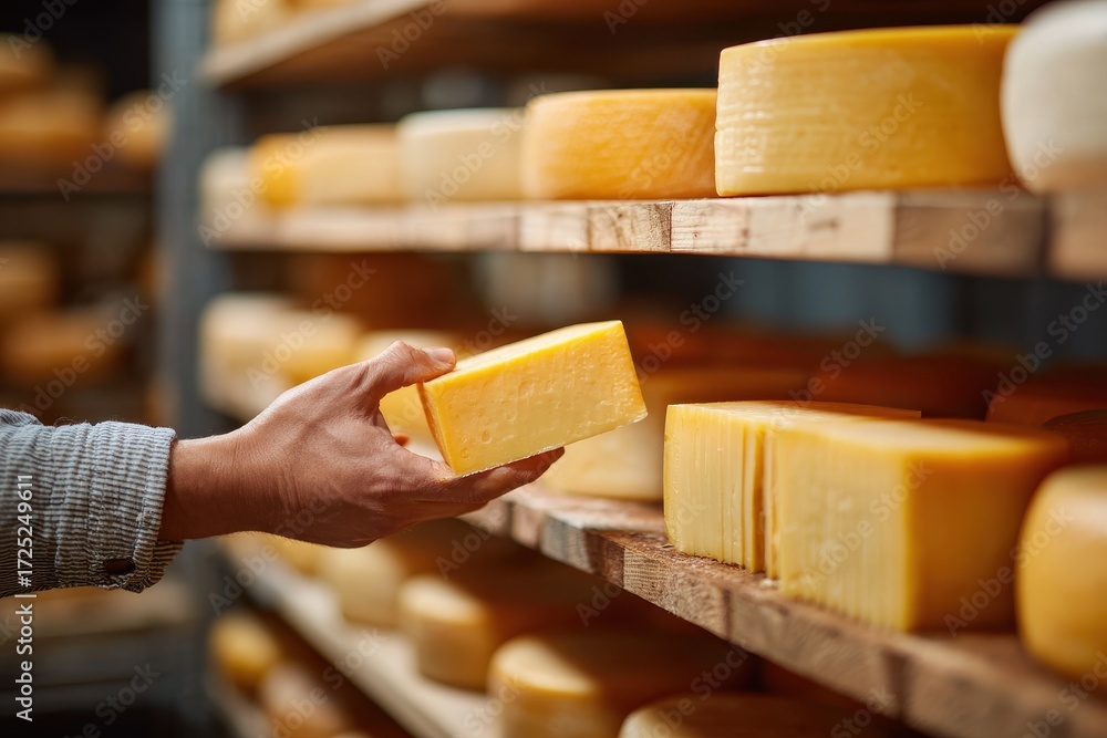 Cheese Storage Solutions: Handcrafted Shelves Showcasing Gourmet ...