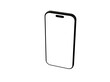 © vegefox.com - High-quality image of a modern smartphone with a blank screen, perfect for app presentations or website designs.