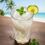 mojito cocktail with lime