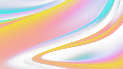 Wall Mural - Vibrant abstract swirls of color flowing seamlessly in dynamic motion