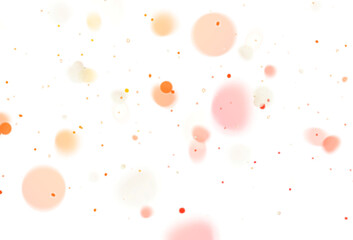 Wall Mural - Blurred christmas dust Bokeh particles shining glittering on transparent background, blurred Bokeh shape snow dust flakes flare, glittering flares, png image 
