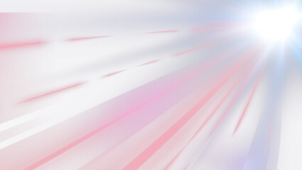 Wall Mural - Bright lens flare effect with streaks of light and blue glow