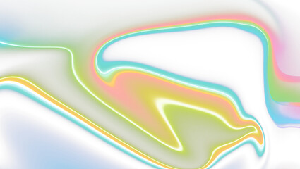 Wall Mural - Abstract flowing neon light trails with vibrant hues dynamic movement energy flow