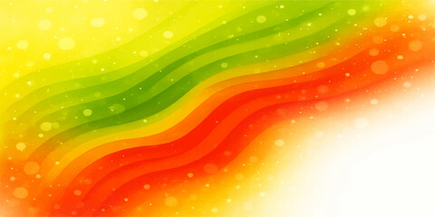 Wall Mural - Vibrant rainbow waves create a colorful abstract backdrop with a bright, dynamic curve design