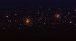 © Naifa - Abstract background of glowing orange sparks against a dark night sky