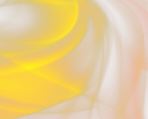 Wall Mural - Abstract golden swirling light patterns with flowing Transparent background.