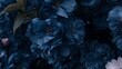 © Adam - Stunning Closeup of Deep Blue Flowers Botanical Photography