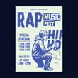 © mustika - Rap hip hop music concert poster design template