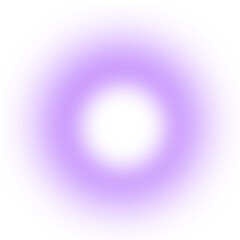 Wall Mural - Glowing purple light effect, blur glowing circle round shape, gradient design element