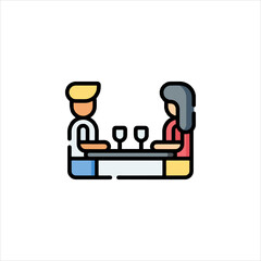 Wall Mural - Dinner