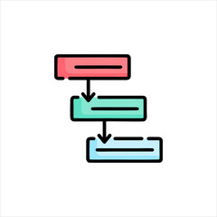 Wall Mural - Flowchart