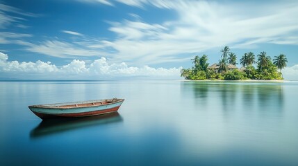  Island boat serenity