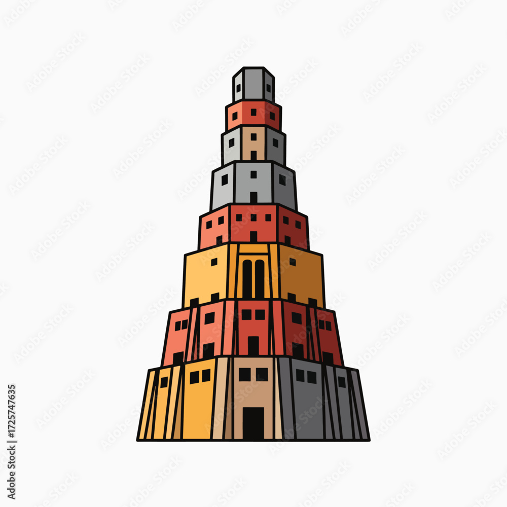 Civilization Fandom Building Ancient Mesopotamian Ziggurat Tower of Babel Religious Monument ...