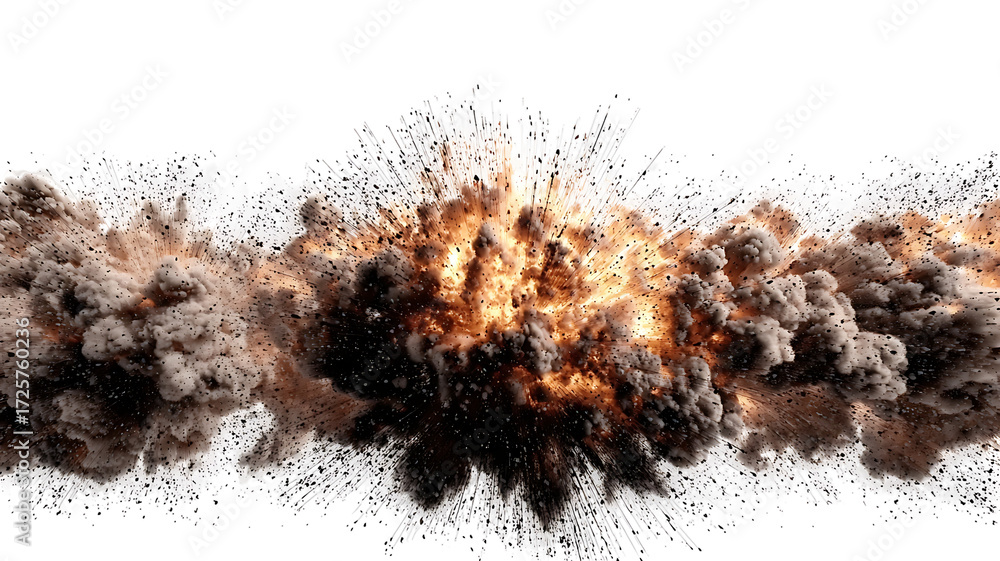 Explotion Border Fiery explosion border on transparent background — ultra-high ...