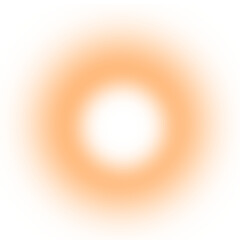 Wall Mural - Glowing orange light effect, blur glowing circle round shape, gradient design element