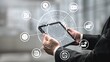 © InfiniteFlow - Concept of social media revolutionizes digital communication. This platform enables global connectivity, enhancing social media strategies for effective marketing and engagement. Gist