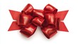 © Johannes - large red holiday bow on a white backdrop