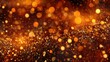 © Johannes - vibrant orange and gold glitter background with sparkling bokeh lights creating a festive and luxurious abstract texture