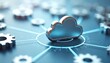 © Raisa - Cloud adoption data migration tools facilitate seamless transition across platforms. Automated processes ensure efficient data transfer, integration, system modernization. Visual represents