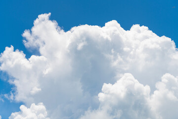 Wall Mural - Cloudy sky view. Cloud drifting. Cloudy atmospheric backdrop. Morning sky with cloud. Sky and cloud formation. Weather cloudscape. Sky filled with cloud. Overcast scene. Vibrant colors