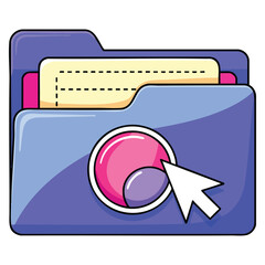 Isolated data web development icon vector illustration programming coding technology design website IT digital symbol flat image set