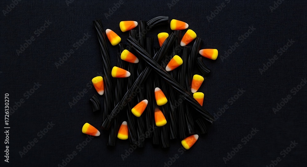 Halloween Candy Composition: A classic array of Halloween candy ...