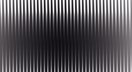 Abstract background with vertical lines and gradient effect in black and white