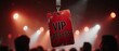 © edge - exclusive vip access pass with vibrant red bokeh and dynamic night event atmosphere | nightlife, entertainment, events, luxury, admission theme