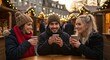 © David - Winter celebration with friends christmas market festive atmosphere warm drinks joyful moments