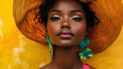 Social media post template mockup for Juneteenth event