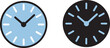 © Imagin  - Day and night clocks showing different times, perfect for time management and schedule visuals