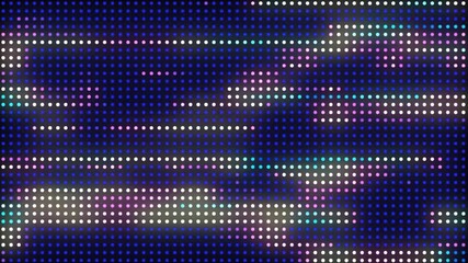 Wall Mural - Seamless Looping Blue LED Dotted Abstract Background
