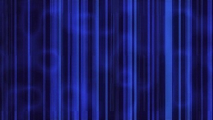 Wall Mural - Seamless Looping Vertical Blue LED Lines Background
