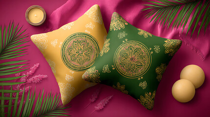 Close up colorful star shape