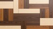 © yahya - Geometric pattern of various wood tones creating a modern flooring design.