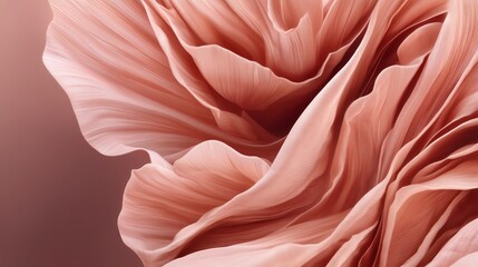 Wall Mural - Abstract close-up of pink flower petals