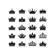 © Khairul - Collection of various stylized crowns, diverse designs, and intricate details.