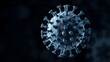© kalo pedi - A realistic and highly detailed micrograph of herpes simplex virus type 2 (HSV-2).