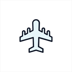 Wall Mural - Airplane (Front View)