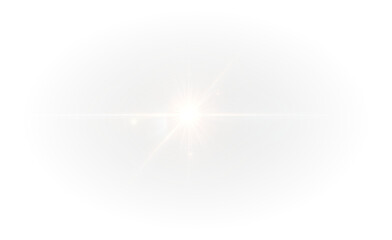 Wall Mural - Overlay, sun, light, sunbeam, shine in a glowing solar effect. Transparent PNG perfect for Overlay designs.