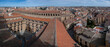 Panoramic View of Historic City with Arena