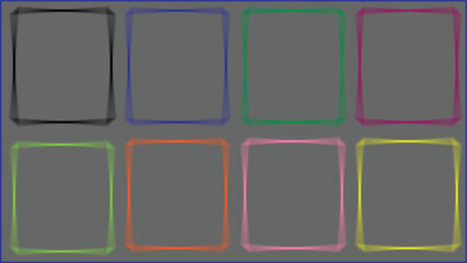 set of colorful abstract banners