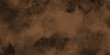 © Husni - Eerie black background with billowing brown smoke on black background. old style dark brown grunge texture, brush painted . Old and grainy orange paper texture, vector,