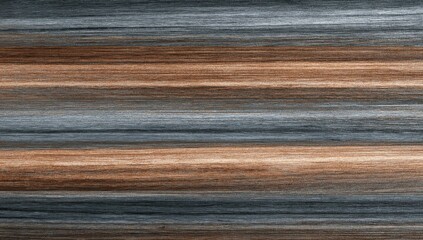 A horizontal striped pattern featuring multiple shades of brown and grey forms a textured backdrop