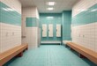 © prasasti - Clean, modern locker room interior